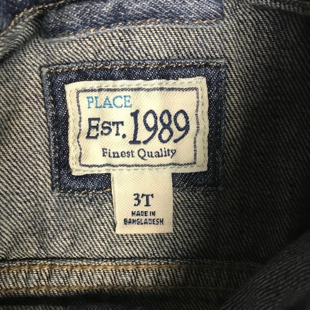 CHILDRENS PLACE Distressed Jean Jacket 3T